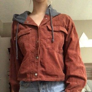 Corduroy Orange Jacket